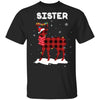 Sister Deer Red Plaid Christmas Family Matching Pajamas T-Shirt & Sweatshirt | Teecentury.com