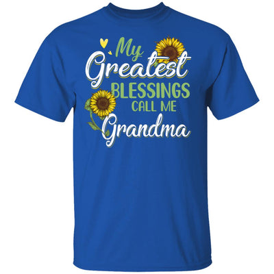 My Greatest Blessings Call Me Grandma Sunflower Gifts T-Shirt & Hoodie | Teecentury.com