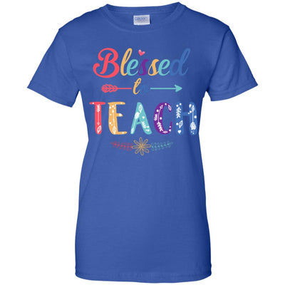 Blessed To Teach Teacher Gifts Back To School T-Shirt & Hoodie | Teecentury.com