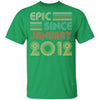 Epic Since January 2012 Vintage 10th Birthday Gifts Youth Youth Shirt | Teecentury.com