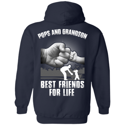 Pops And Grandson Best Friends For Life T-Shirt & Hoodie | Teecentury.com