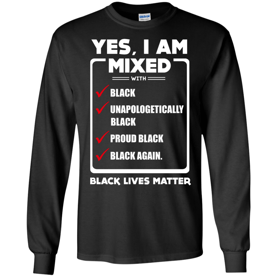 Yes, I Am Mixed Shirt, I'm mixed with Black T-Shirt & Hoodie | Teecentury.com