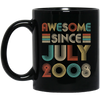 Awesome Since July 2008 Vintage 14th Birthday Gifts Mug Coffee Mug | Teecentury.com