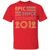 Epic Since December 2012 Vintage 10th Birthday Gifts Youth Youth Shirt | Teecentury.com