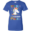 Step Mom Of The Unicorn Birthday Princess T-Shirt & Hoodie | Teecentury.com