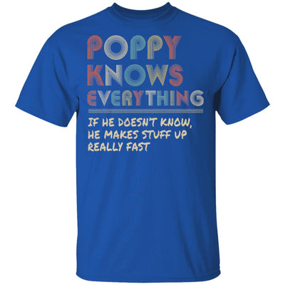 Poppy Know Everything Vintage Poppy Father's Day Gift T-Shirt & Hoodie | Teecentury.com