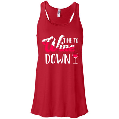 Time To Wine Down Funny Drinking Wine T-Shirt & Tank Top | Teecentury.com