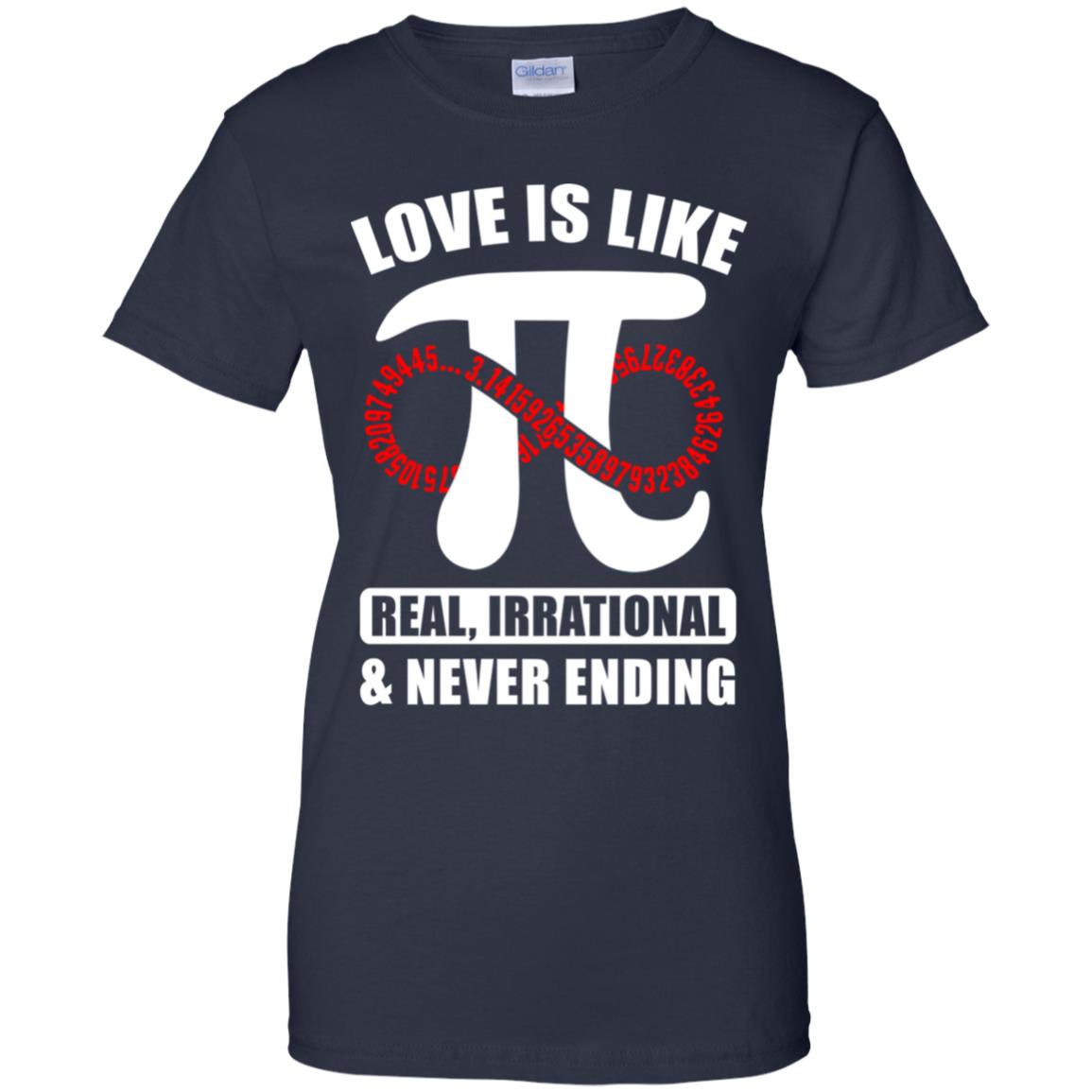 Love Is Like Pi Math 3.14 Pi Day Gift T-Shirt & Hoodie | Teecentury.com