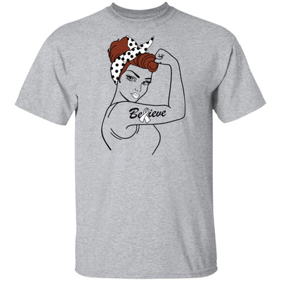 Support Lung Cancer Awareness Warrior Believe T-Shirt & Hoodie | Teecentury.com