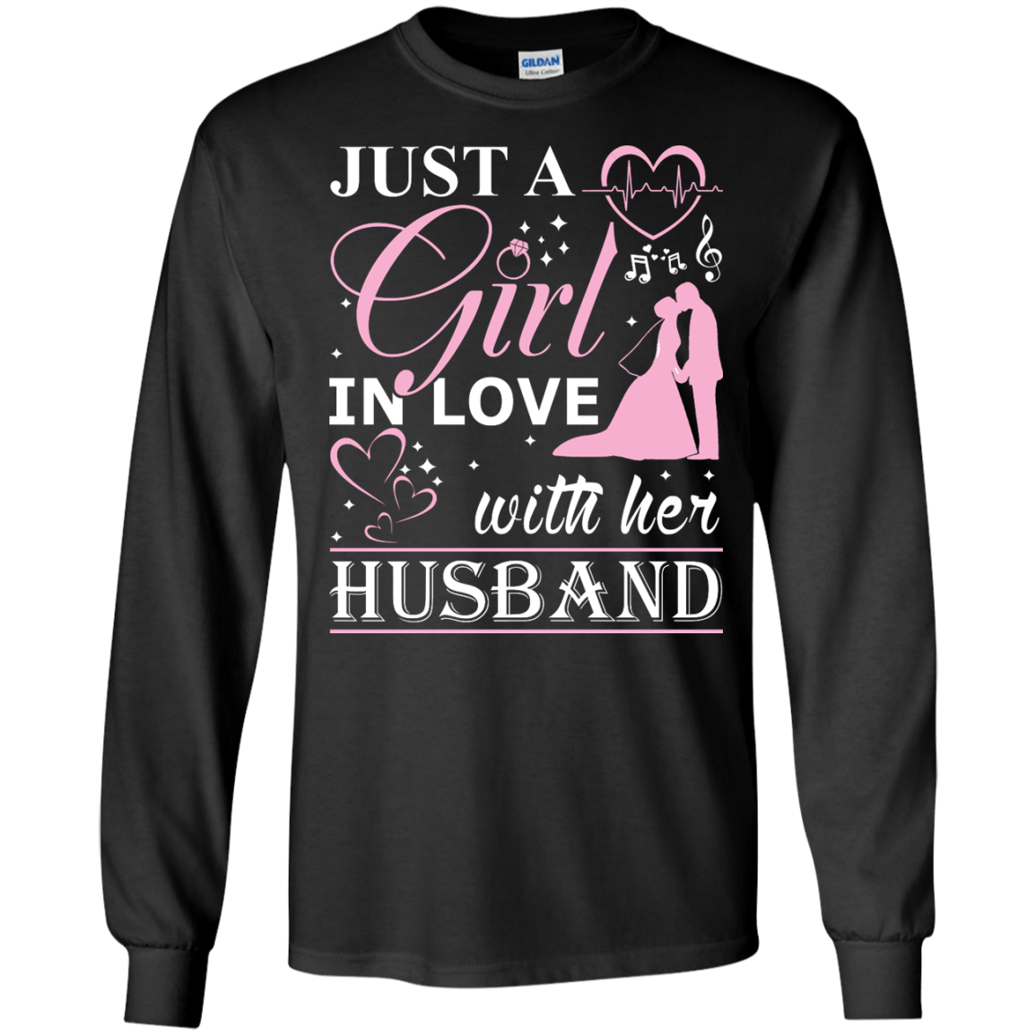 Just A Girl In Love With Her Husband T-Shirt & Hoodie | Teecentury.com