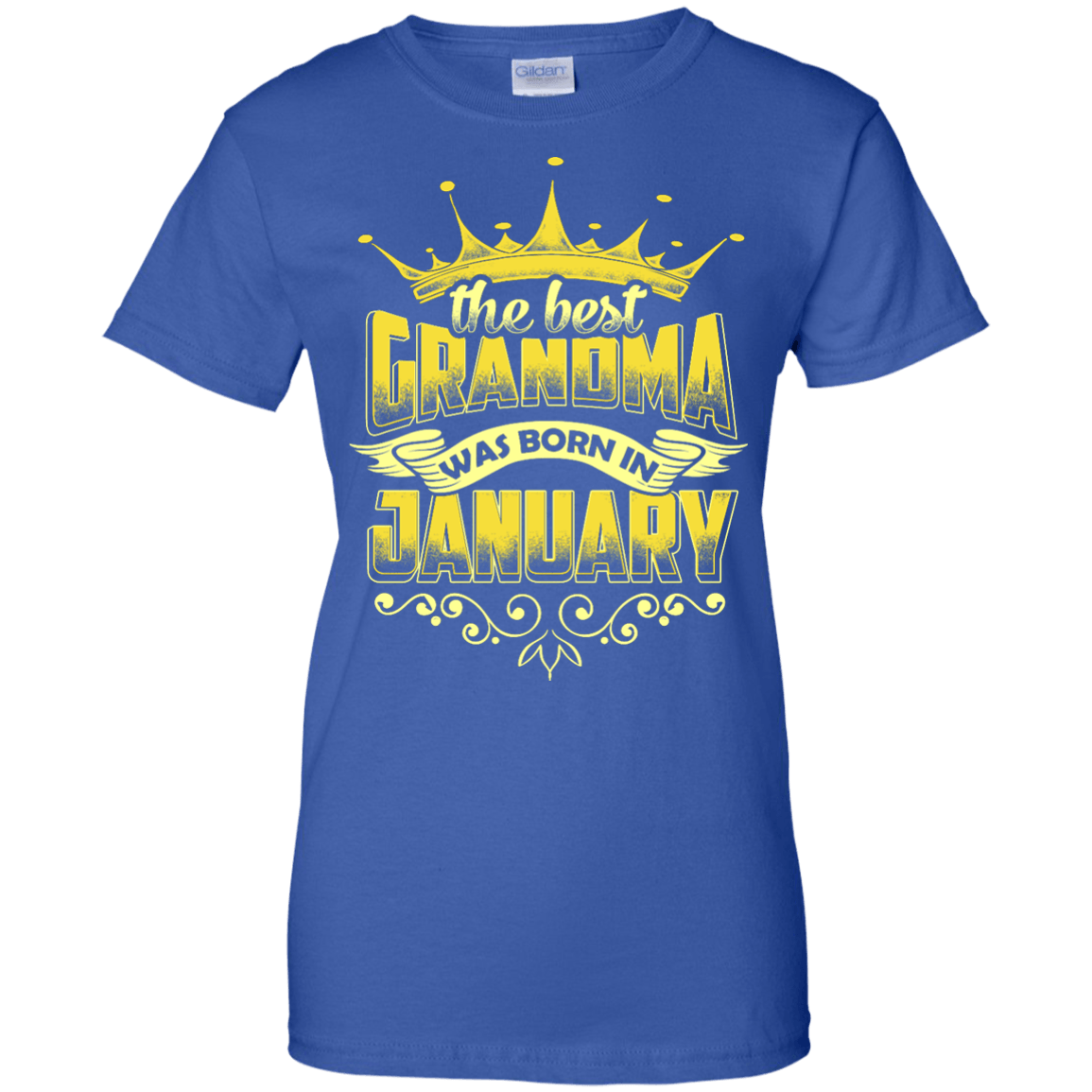 The Best Grandma Was Born In January T-Shirt & Hoodie | Teecentury.com