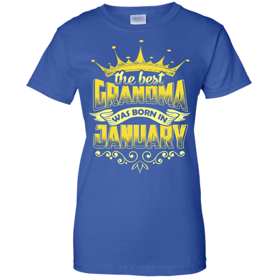 The Best Grandma Was Born In January T-Shirt & Hoodie | Teecentury.com