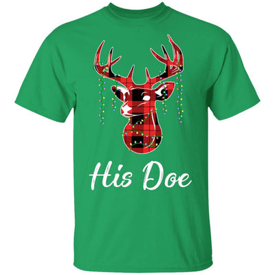 His Doe Couples Matching Christmas Pajamas Costume Gift T-Shirt & Sweatshirt | Teecentury.com