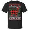Red Plaid Buffalo Llama Pajamas Family Christmas Sweater T-Shirt & Sweatshirt | Teecentury.com