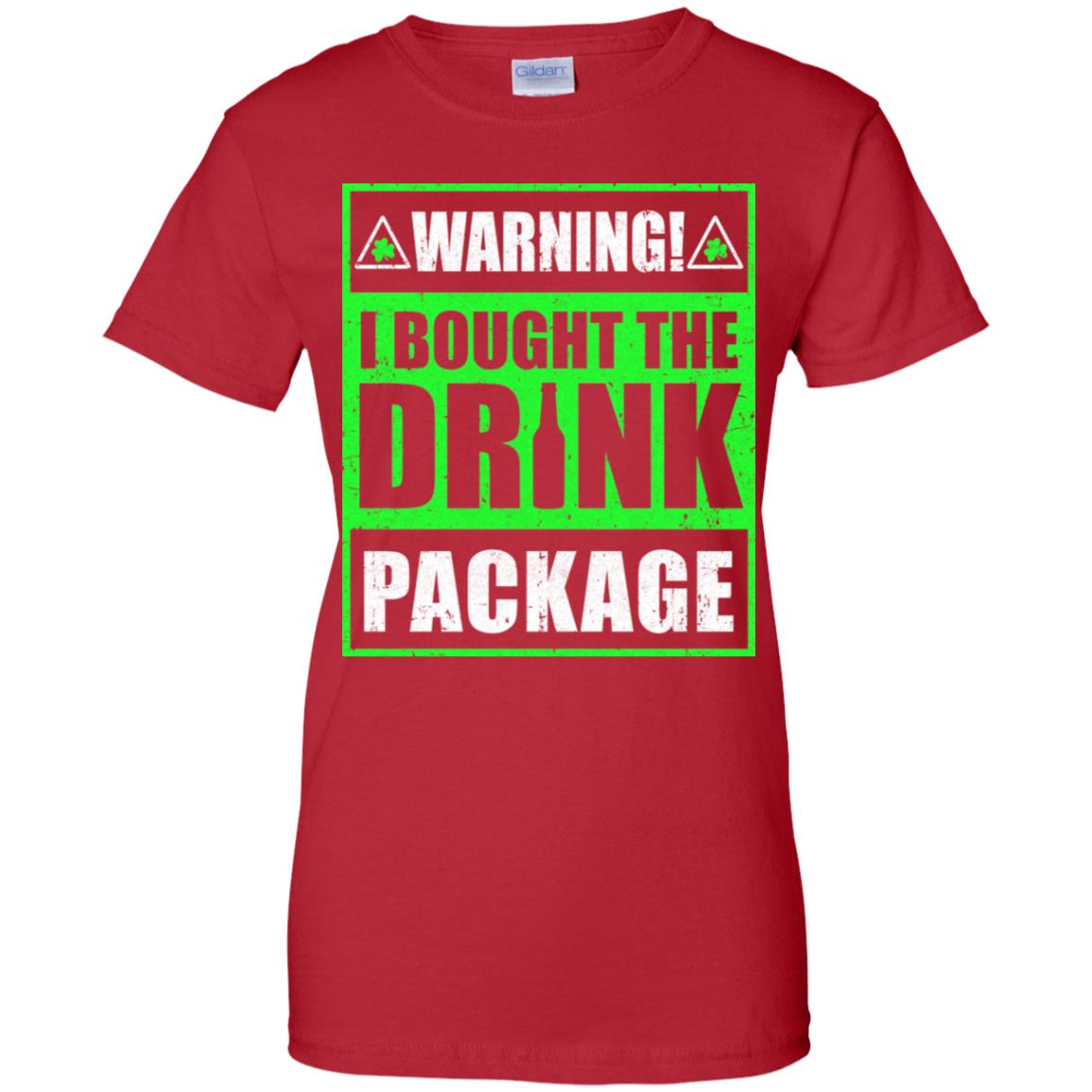 Warning I Bought The Drink Package St Patricks Day T-Shirt & Hoodie | Teecentury.com