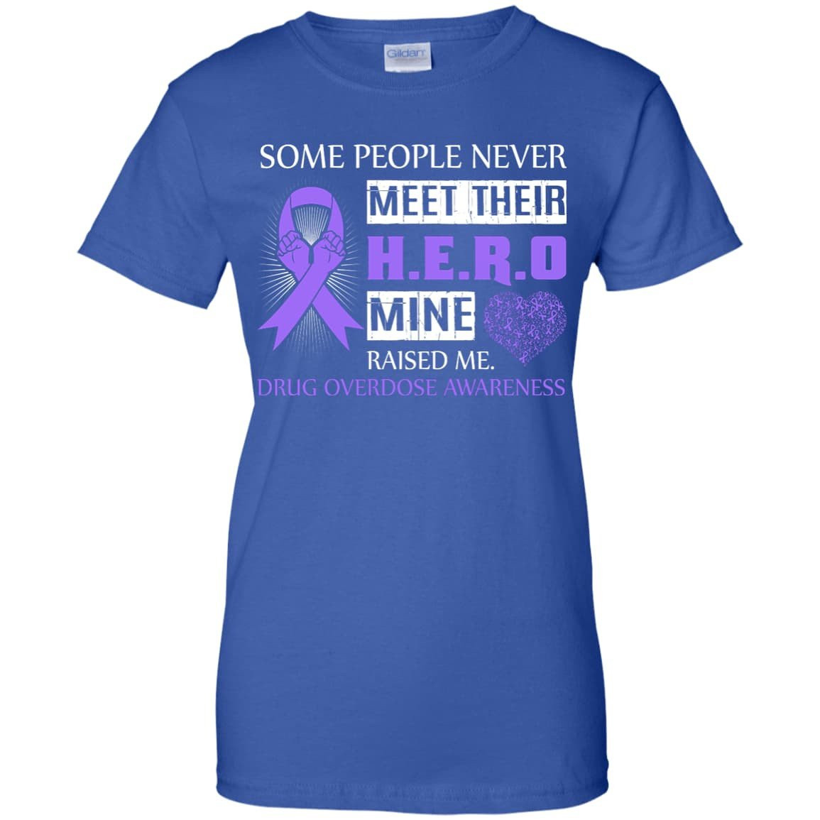 Drug Overdose Awareness Some People Never Meet Hero T-Shirt & Hoodie | Teecentury.com