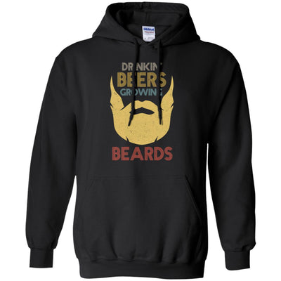 Vintage Funny Drinking Beers Growing Beards T-Shirt & Hoodie | Teecentury.com