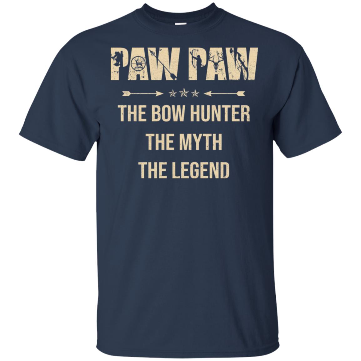 PawPaw The Bow Hunter The Myth The Legend Funny Hunting T-Shirt & Hoodie | Teecentury.com