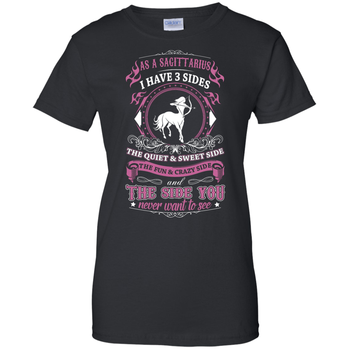 As A Sagittarius I Have 3 Sides T-Shirt & Hoodie | Teecentury.com