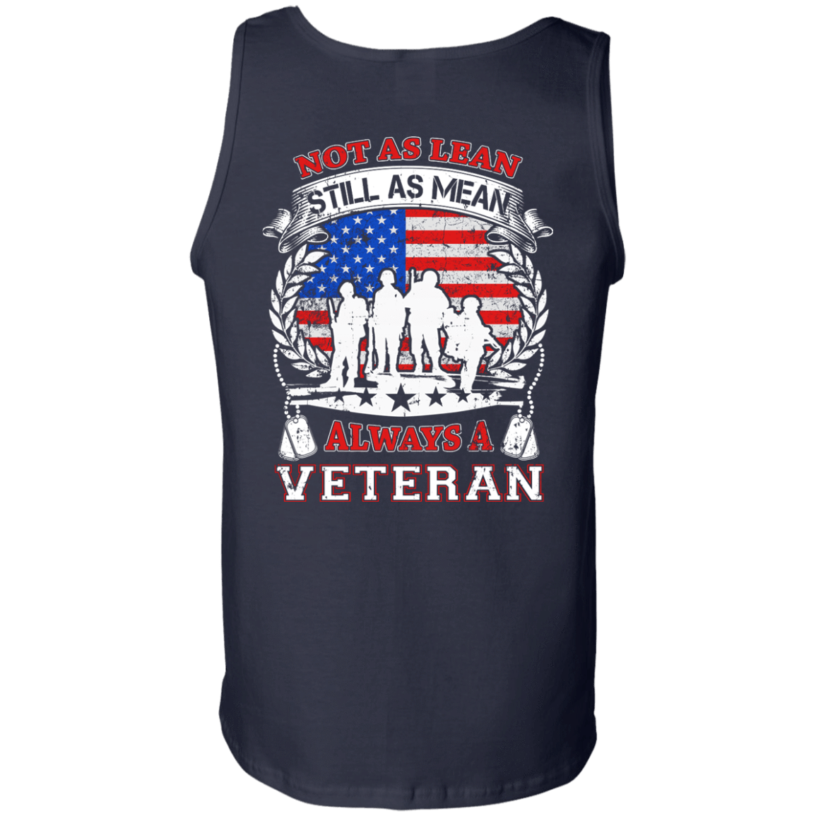 Not As Lean Still As Mean Always A Veteran T-Shirt & Hoodie | Teecentury.com