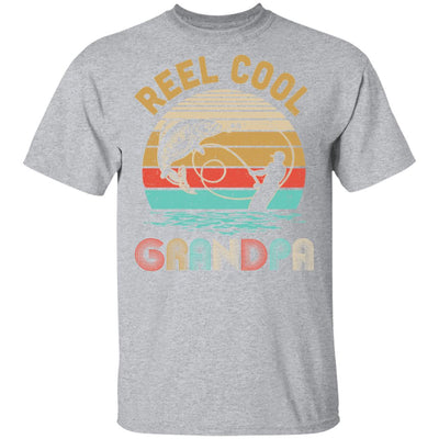 Vintage Reel Cool Grandpa Fish Fishing Father's Day Gift T-Shirt & Hoodie | Teecentury.com