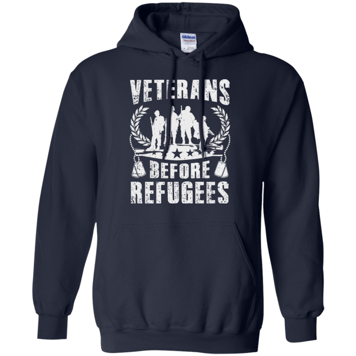 VETERANS BEFORE REFUGEES T-Shirt & Hoodie | Teecentury.com