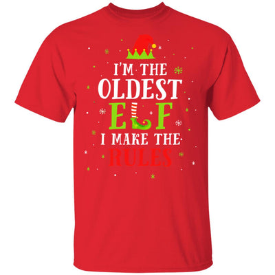 I'm The Oldest Elf Family Matching Funny Christmas Gift T-Shirt & Sweatshirt | Teecentury.com