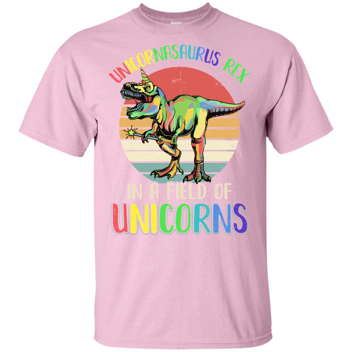 Be A Unicornasaurus Rex In A Field Of Unicorns Youth Youth Shirt | Teecentury.com