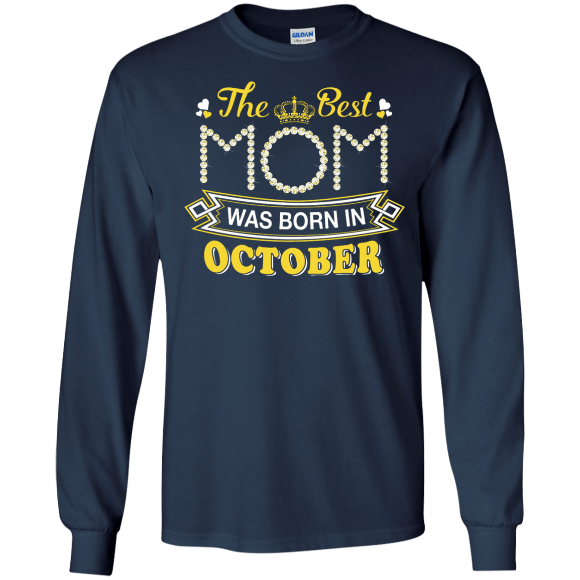 The Best Mom Was Born In October T-Shirt & Hoodie | Teecentury.com