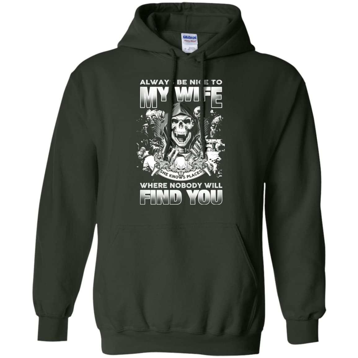 Always Be Nice To My Wife T-Shirt & Hoodie | Teecentury.com
