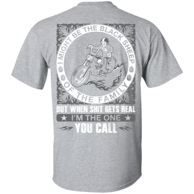 I Might Be The Black Sheep Of The Family Motorcycle T-Shirt & Hoodie | Teecentury.com