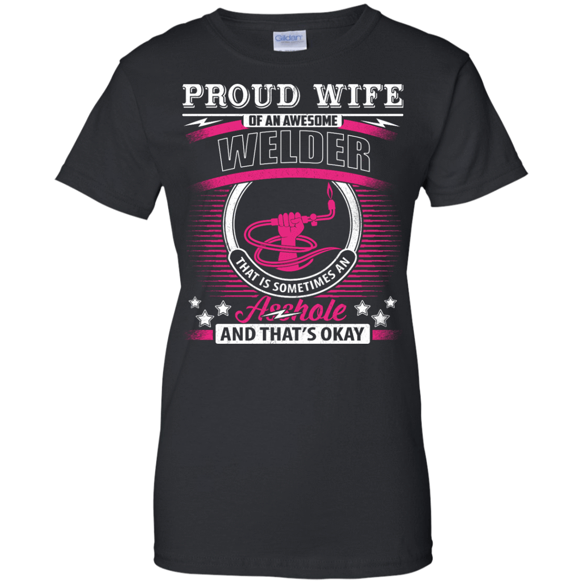 Proud Wife Of An Awesome Welder T-Shirt & Hoodie | Teecentury.com
