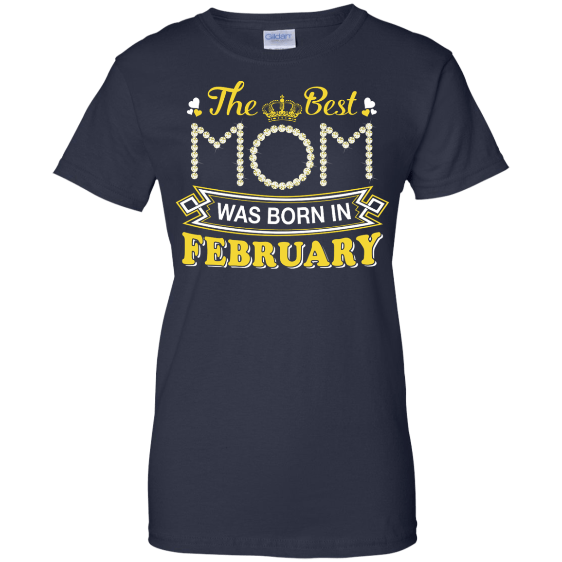 The Best Mom Was Born In February T-Shirt & Hoodie | Teecentury.com