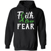 Kidney Disease Liver Cancer Awareness Green Faith Over Fear T-Shirt & Hoodie | Teecentury.com