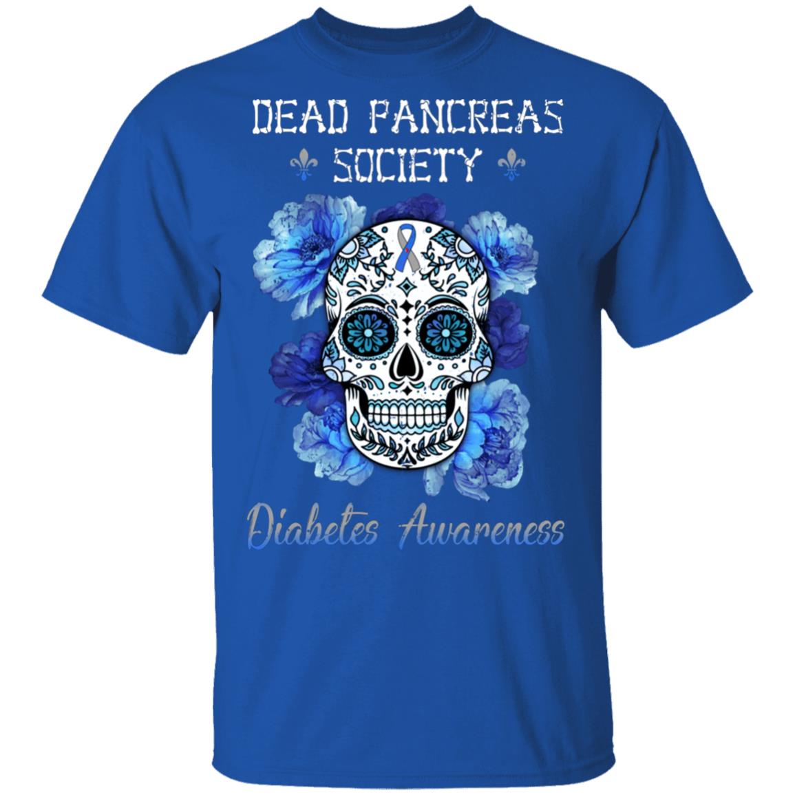 Dead Pancreas Society Sugar Skull Diabetes Awareness T-Shirt & Hoodie | Teecentury.com
