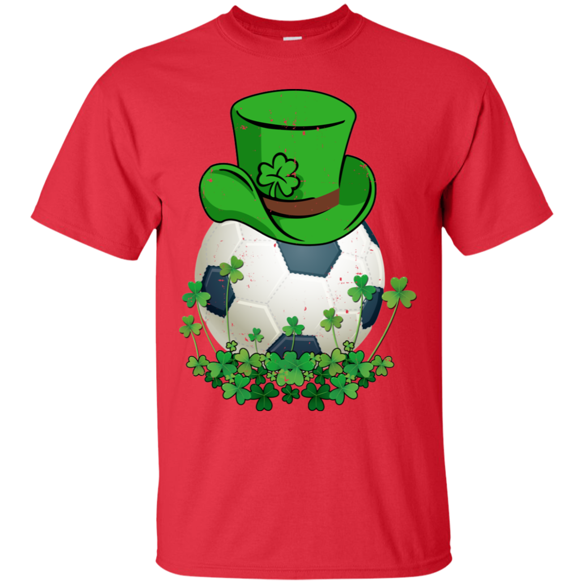Shamrock Soccer Leprechaun St Patricks Day T-Shirt & Hoodie | Teecentury.com