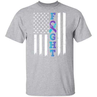 Suicide Prevention Awareness American Flag Distressed T-Shirt & Hoodie | Teecentury.com
