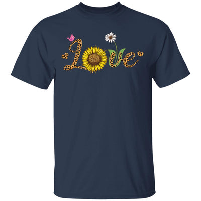 Love Sunflower Leopard Daisy Flower Bird Women Tee T-Shirt & Tank Top | Teecentury.com