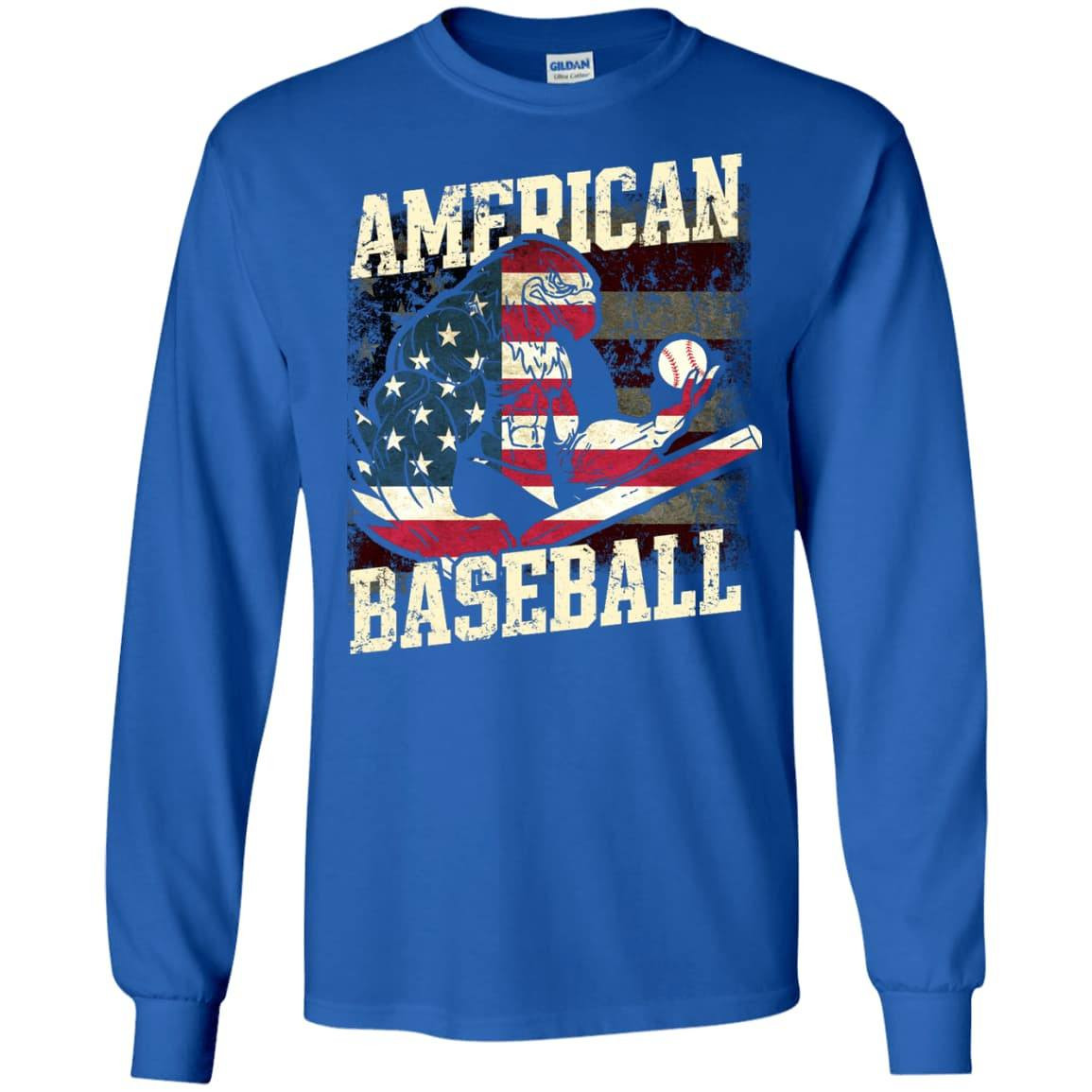 Badass Eagle American Baseball T-Shirt & Hoodie | Teecentury.com