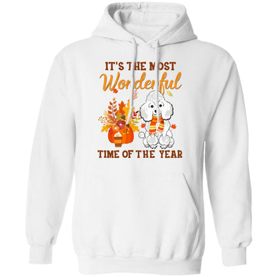 Poodle Autumn It's The Most Wonderful Time Of The Year T-Shirt & Hoodie | Teecentury.com