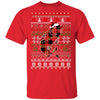 Red Plaid Buffalo Fish Pajamas Family Christmas Sweater T-Shirt & Sweatshirt | Teecentury.com