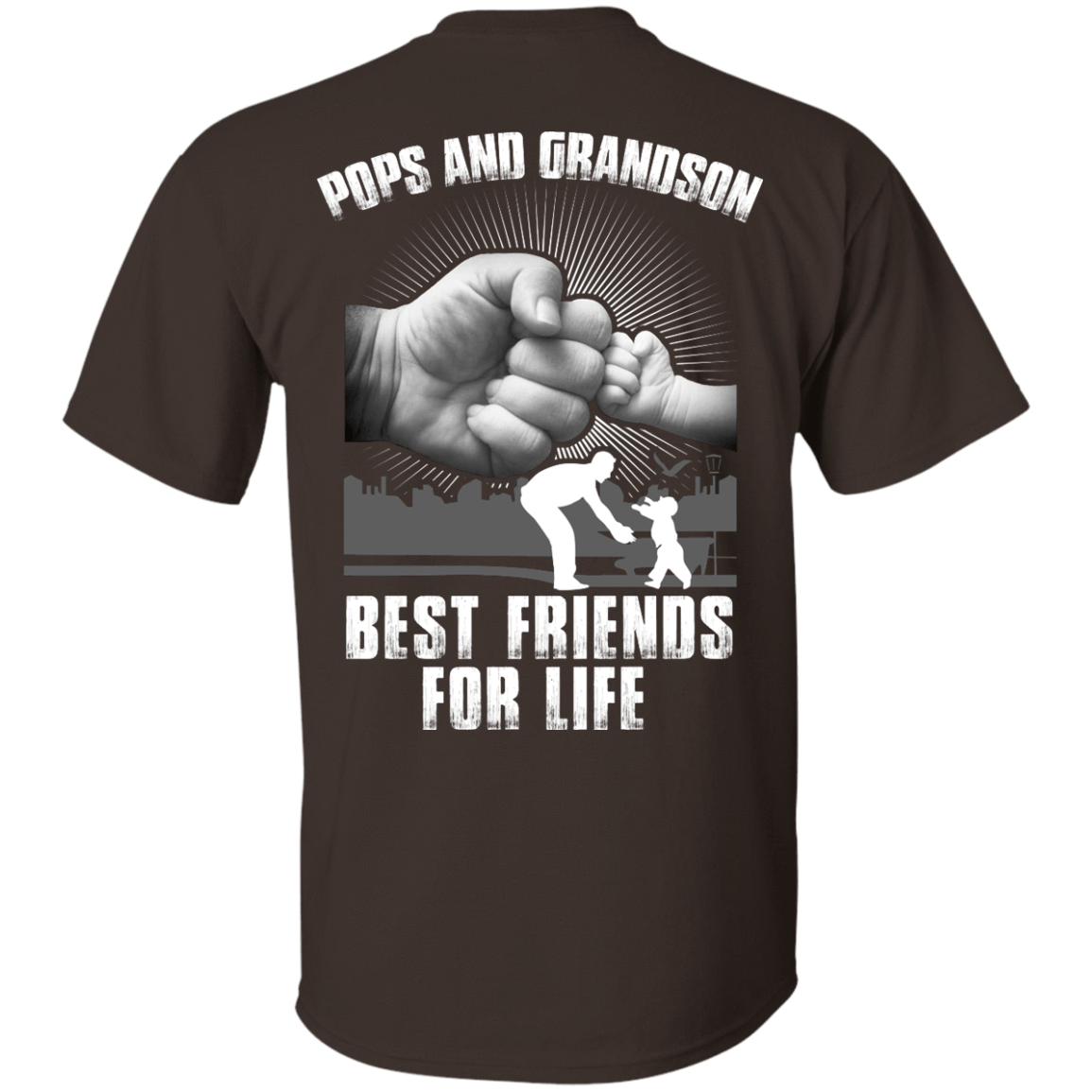 Pops And Grandson Best Friends For Life T-Shirt & Hoodie | Teecentury.com