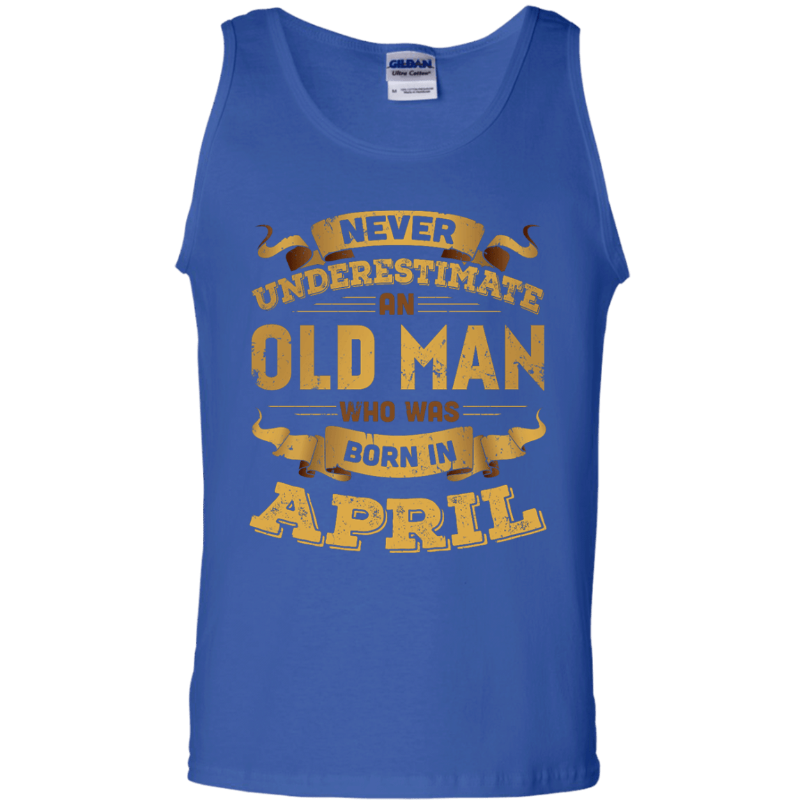 Never Underestimate An Old Man Who Was Born In April T-Shirt & Hoodie | Teecentury.com