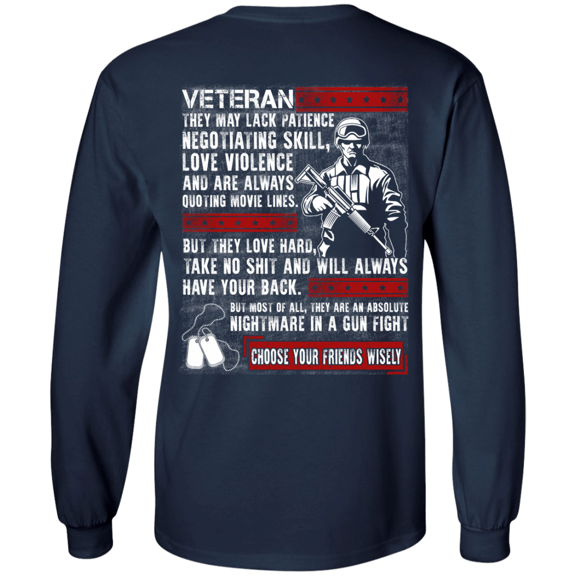 Veteran They May Lack Patience T-Shirt & Hoodie | Teecentury.com