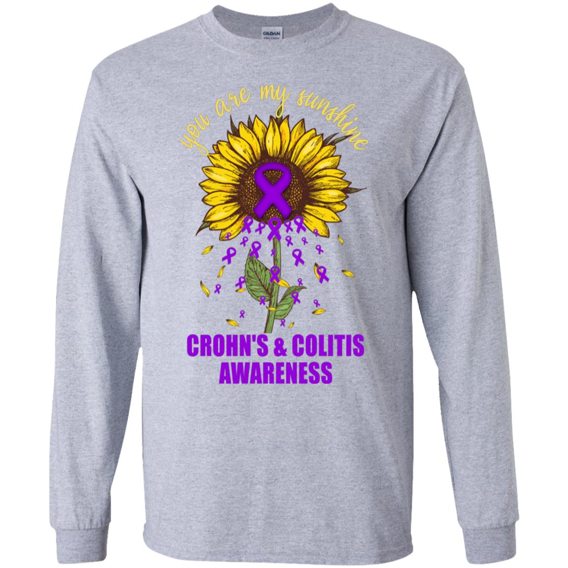You Are My Sunshine Crohn's & Colitis Awareness T-Shirt & Hoodie | Teecentury.com