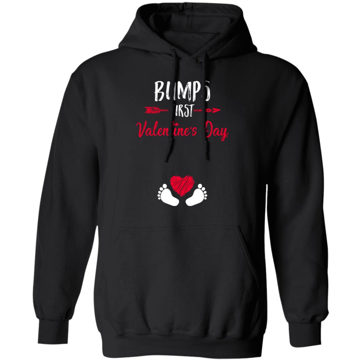 Bumps First Valentine's Day Cute Adorable Baby Pregnancy T-Shirt & Hoodie | Teecentury.com