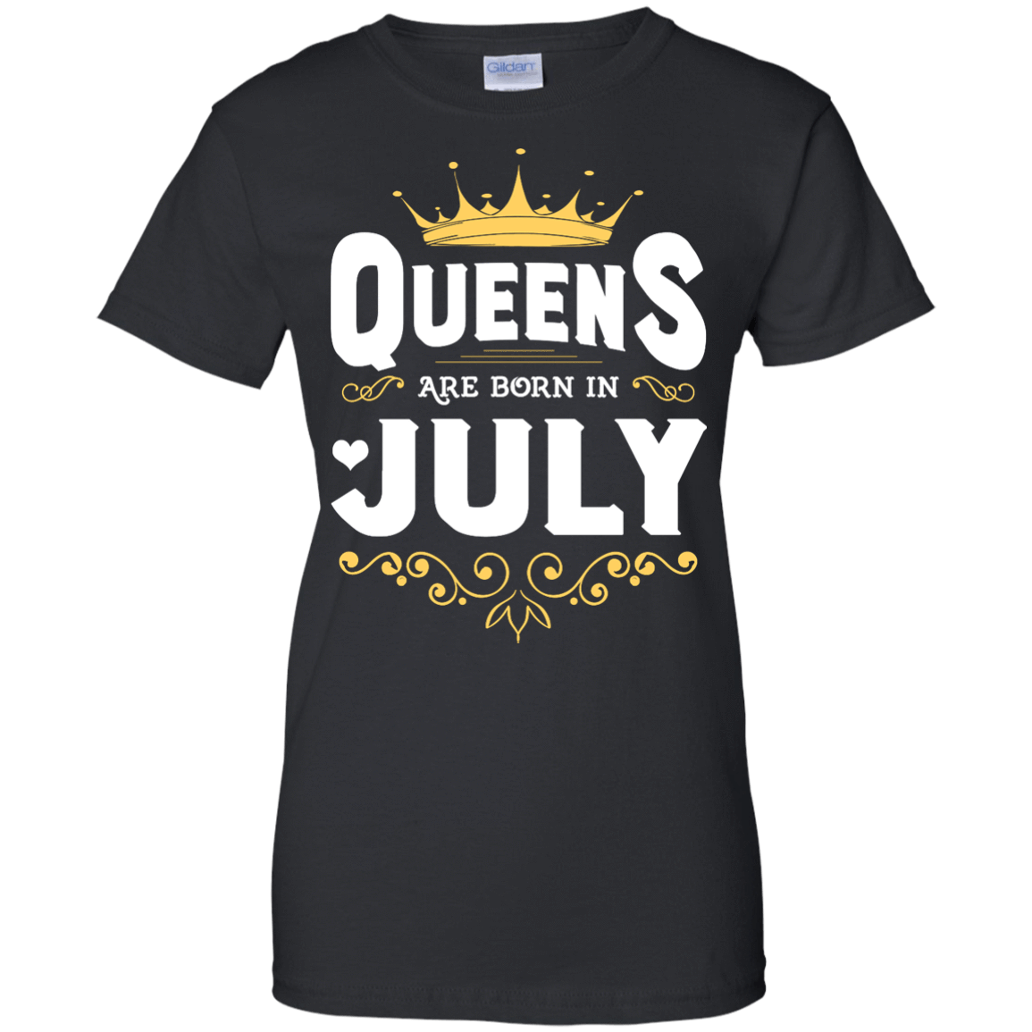 Queens Are Born In July T-Shirt & Hoodie | Teecentury.com