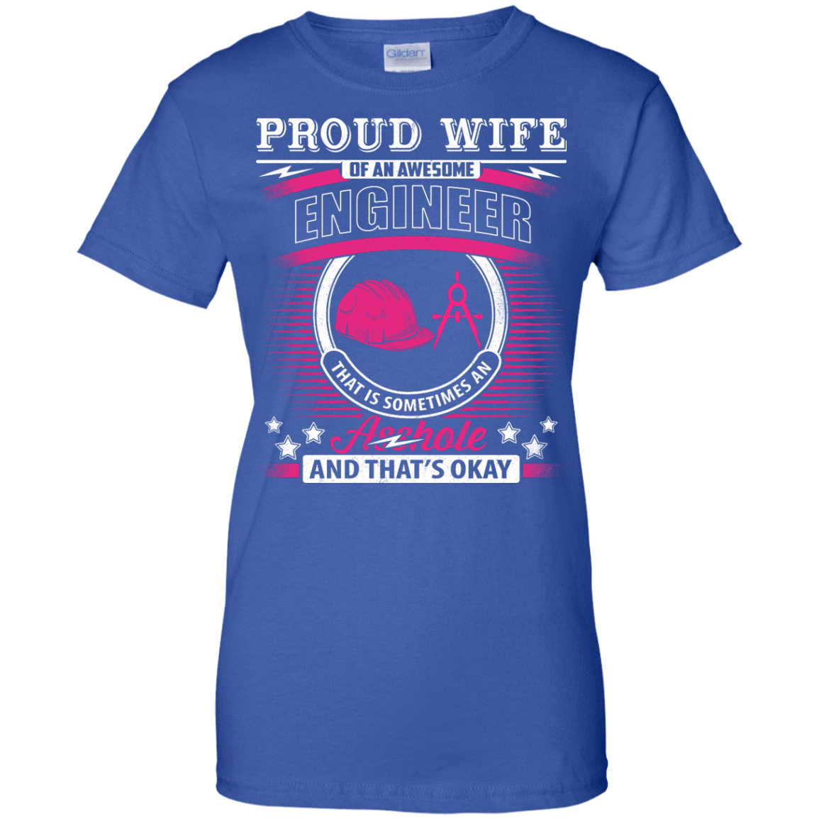 Proud Wife Of An Awesome Engineer T-Shirt & Hoodie | Teecentury.com