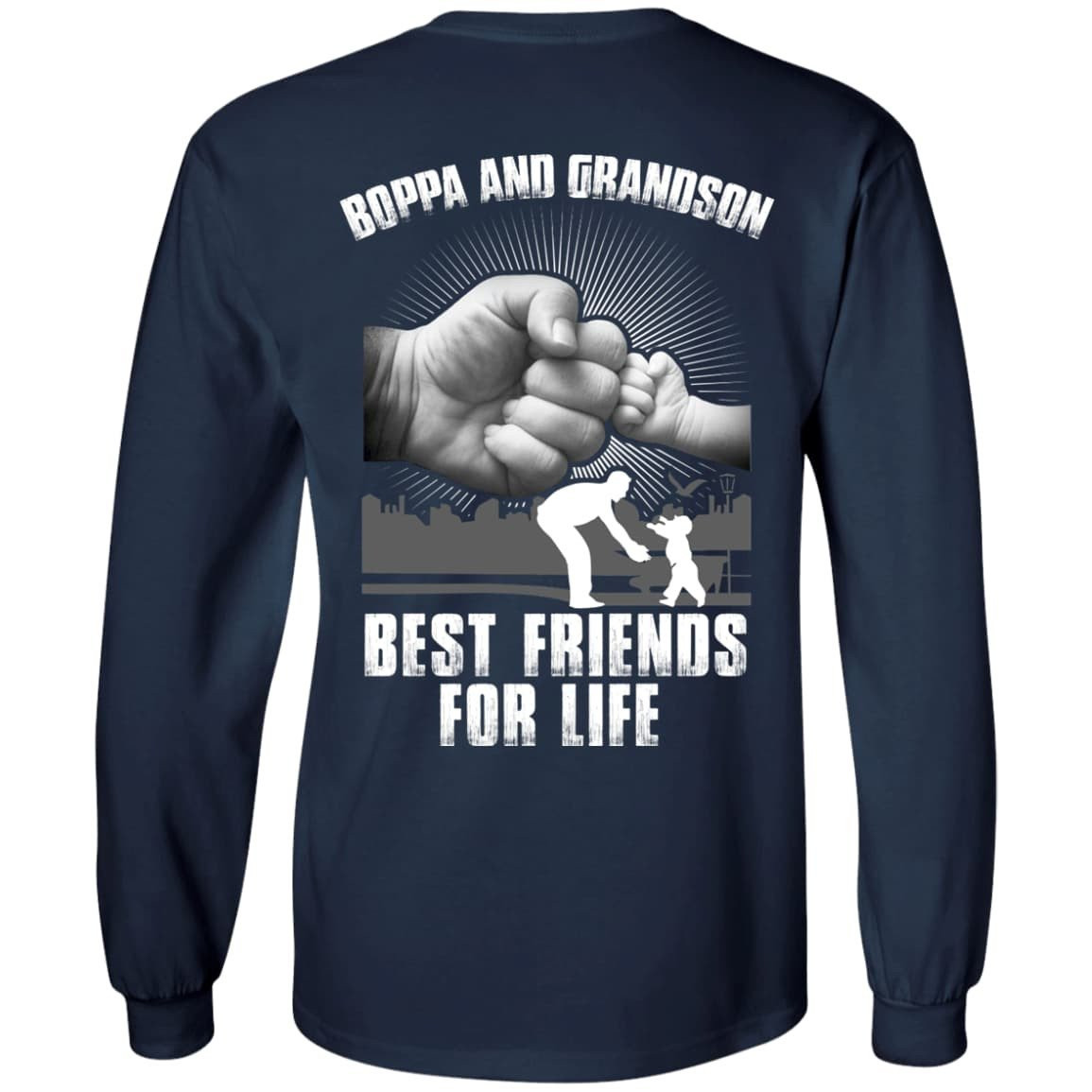 Boppa And Grandson Best Friends For Life T-Shirt & Hoodie | Teecentury.com