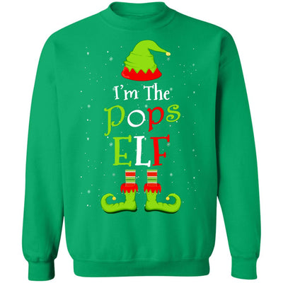 I'm The Pops Elf Family Matching Funny Christmas Group Gift T-Shirt & Sweatshirt | Teecentury.com